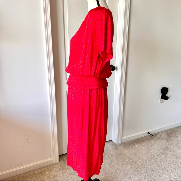 Vintage CHARLES BIANCO Italian Collection Silk Structured Skirt Set—SZ. 8 - Picture 6 of 17